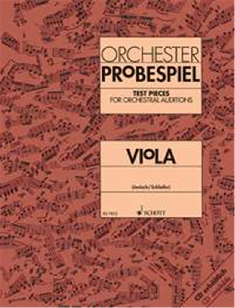 Test Pieces for Orchestral Auditions Viola